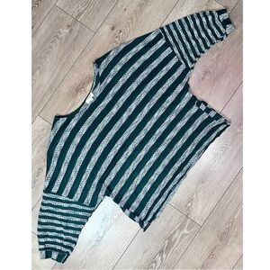 Umgee Dolman Sleeve Striped Knit Top